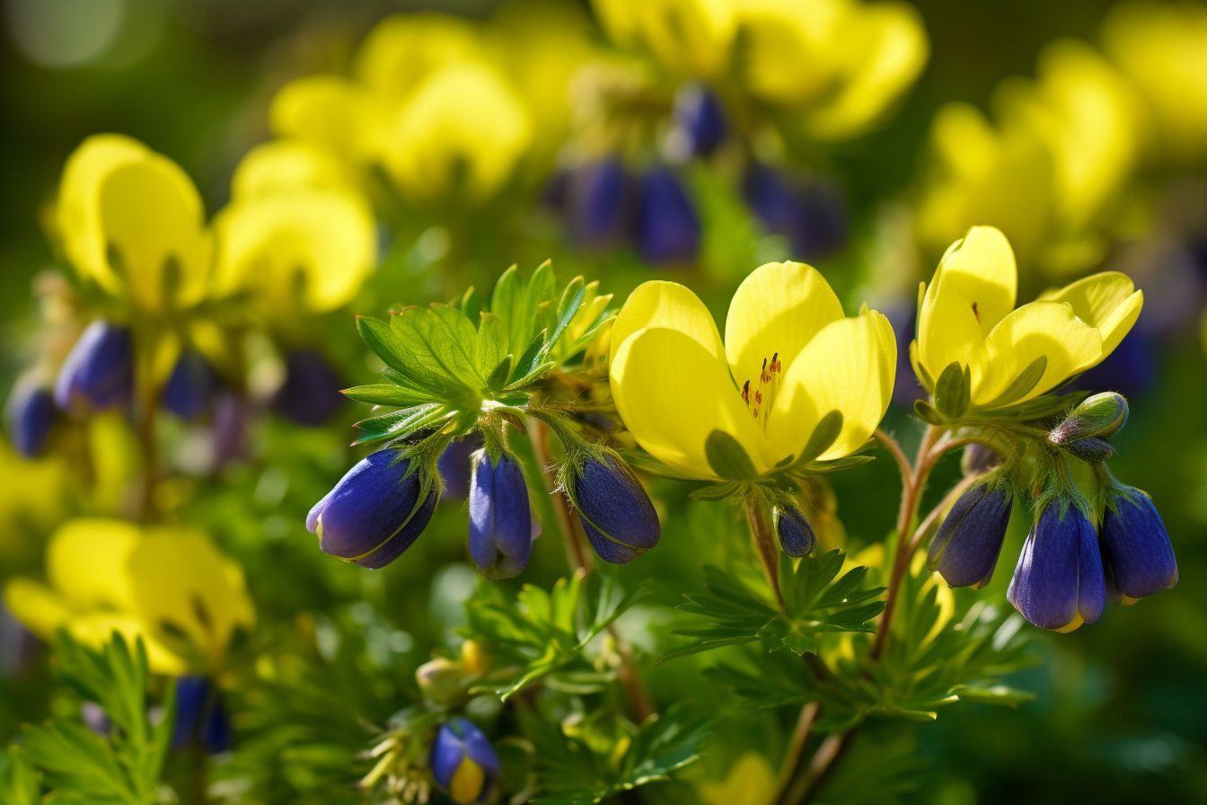 Aconite Flowers 