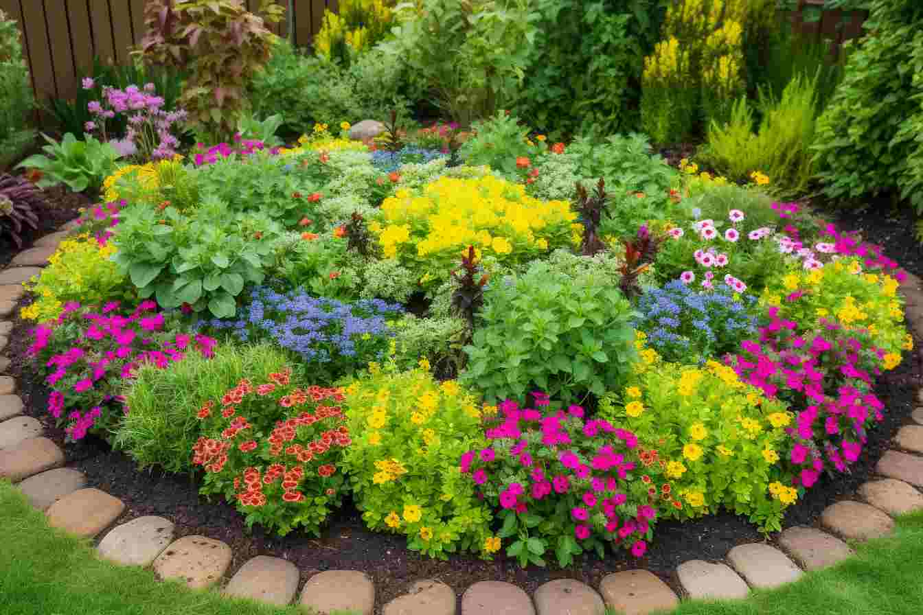 square flower bed ideas