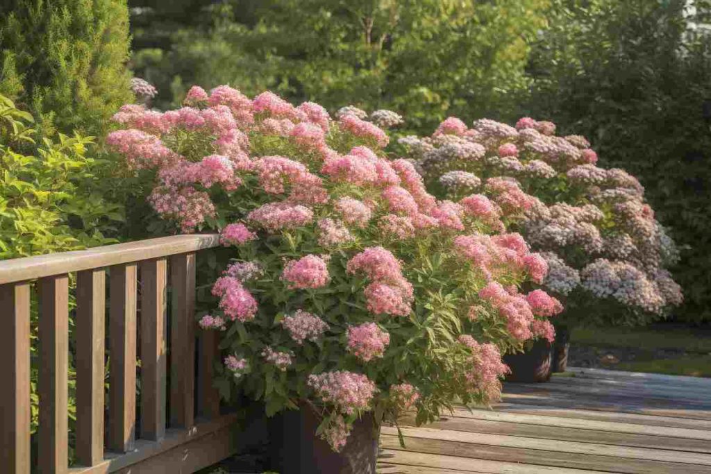 10 Flower Bed Ideas for Your Deck for a Garden View Foliage