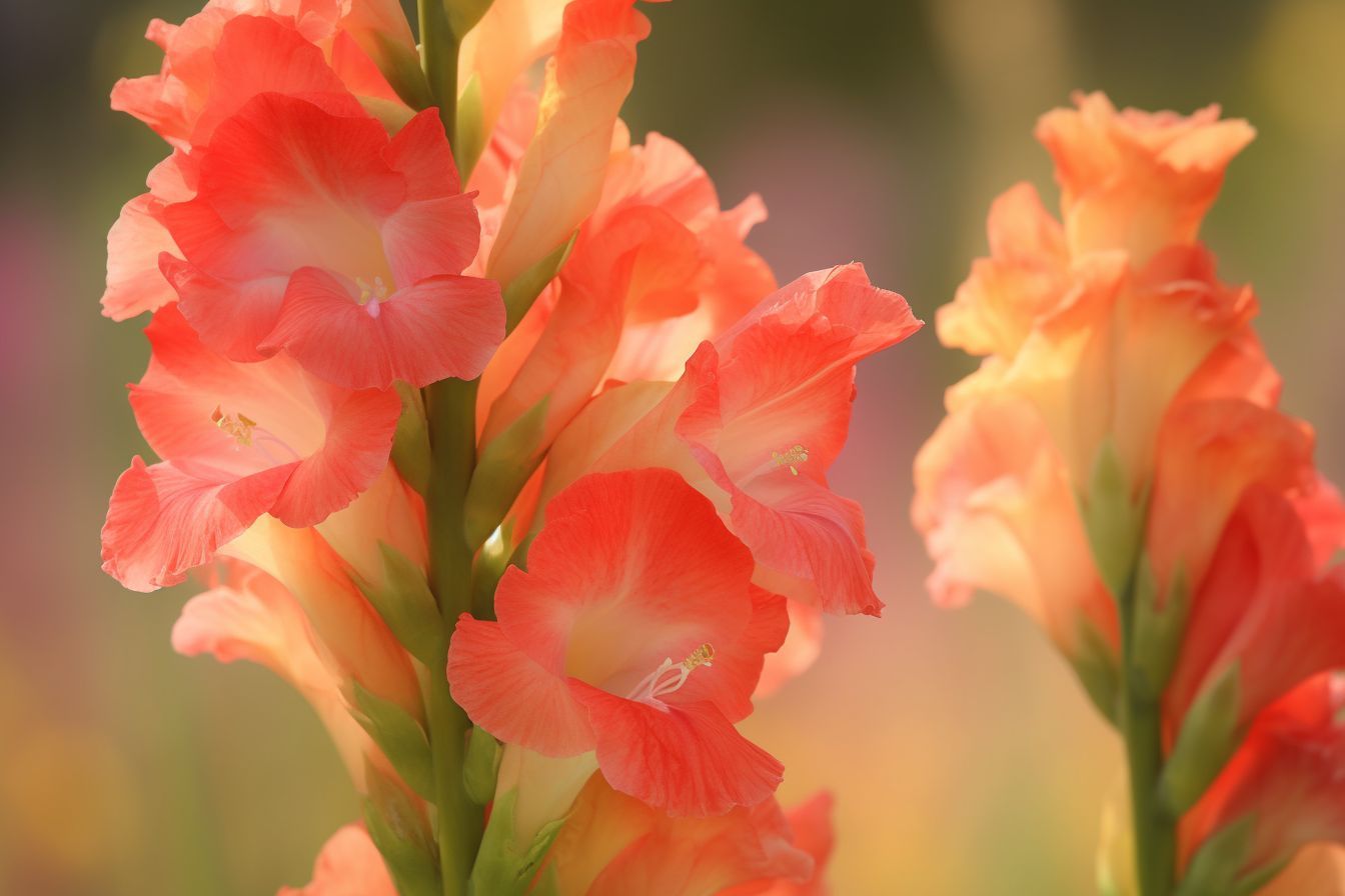 Gladiolus Flowers 