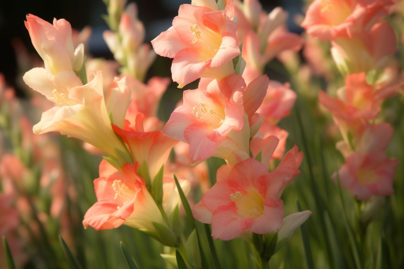 Gladiolus Flowers 