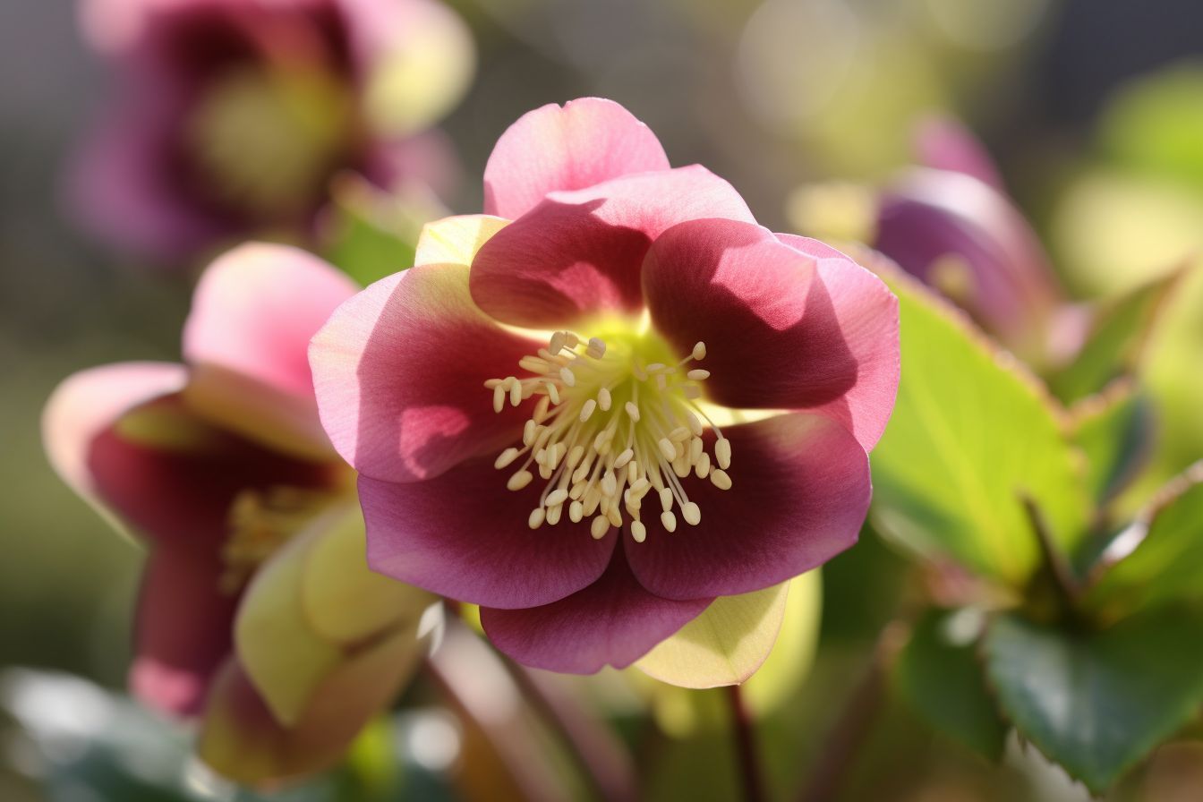 Hellebore Flowers 