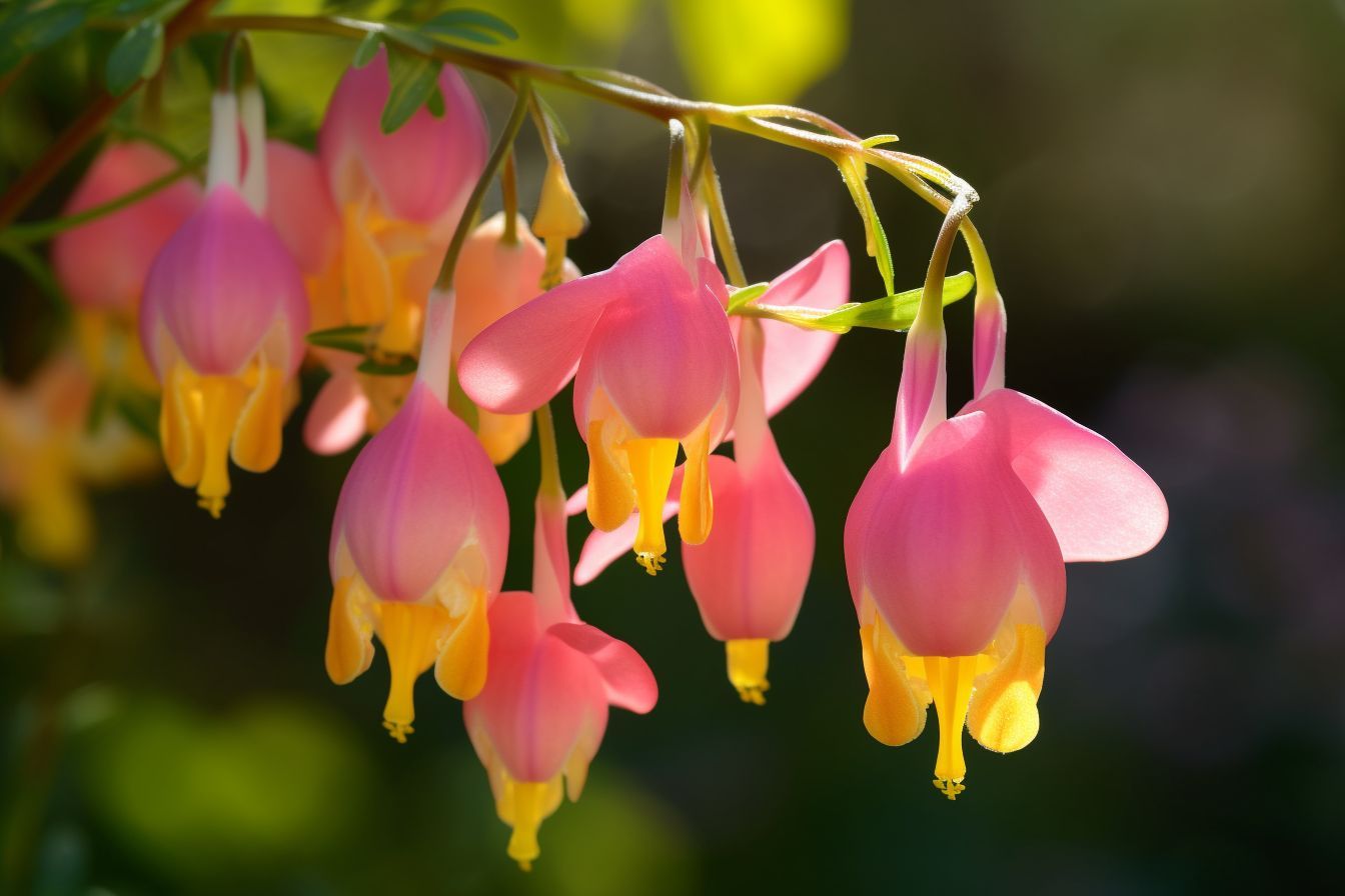 Lamprocapnos Spectabilis Flowers 