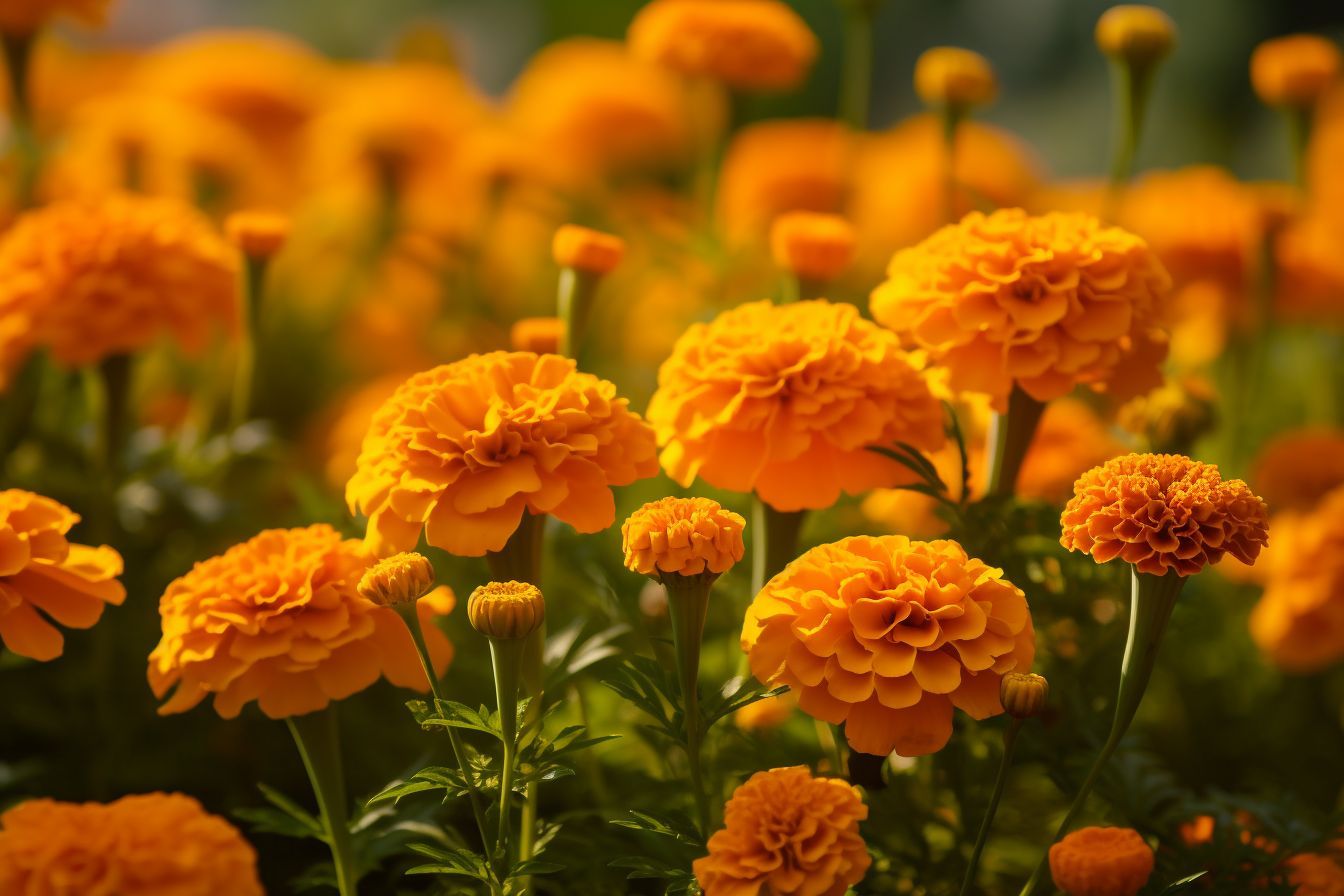 Marigolds Flowers 