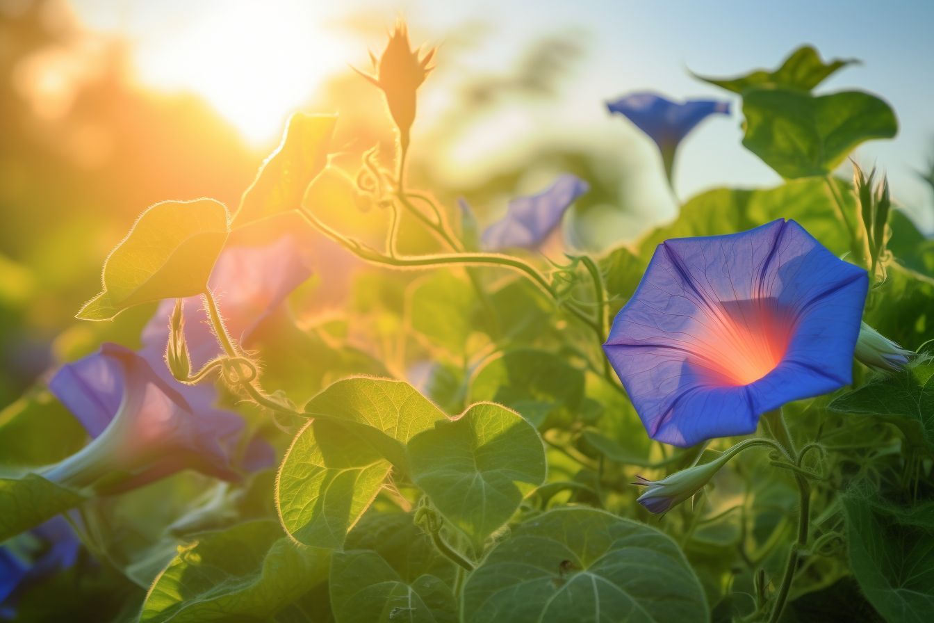 Morning Glories Flowers