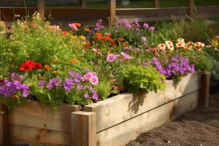 10 Flower Bed Ideas for Your Deck for a Garden View Foliage
