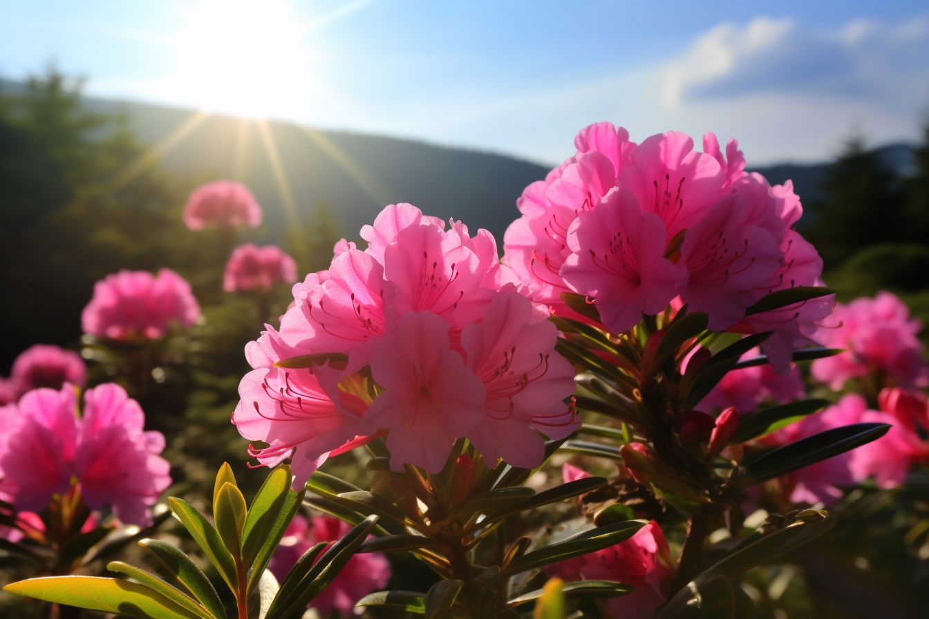 Rhododendron Flowers 