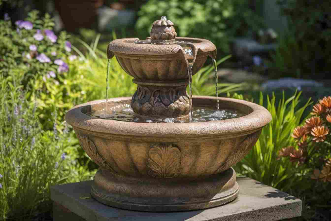 10 Creative Flower Bed Fountain Ideas for a Serene and Peaceful Outdoor ...