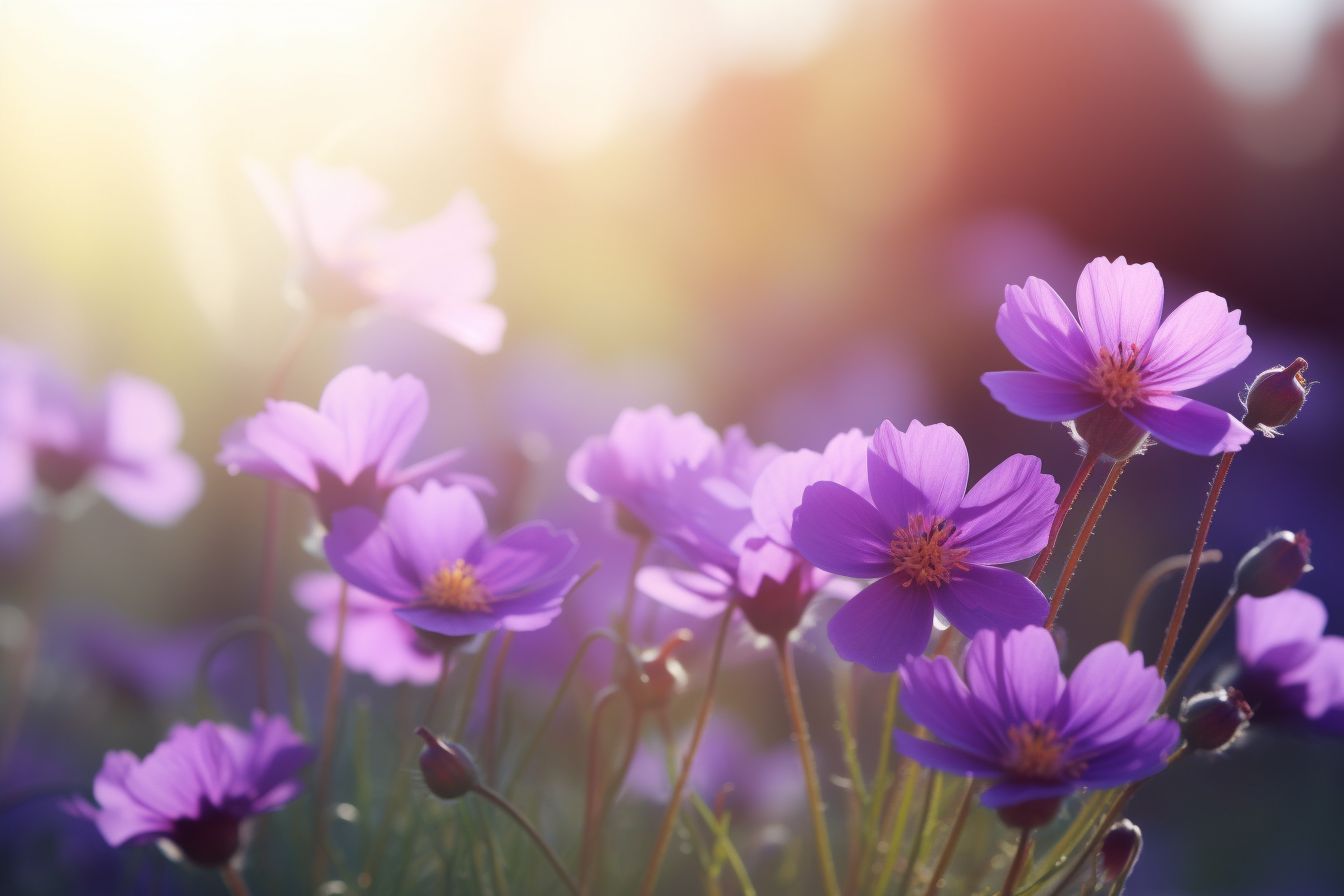 Violet Flowers 