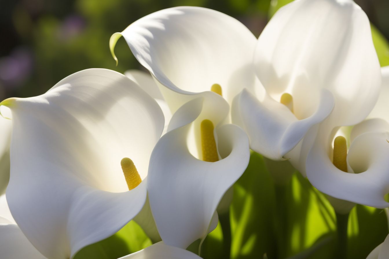 White Calla Lilies Flowers