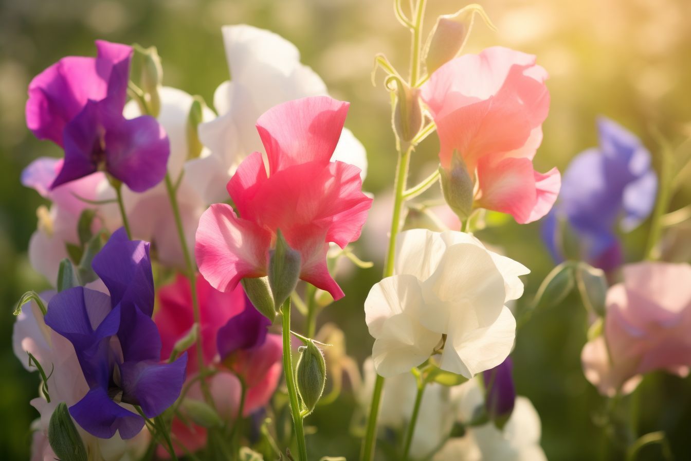 sweet pea Flowers 