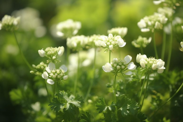 Coriander Flower Meaning, Symbolism & Spiritual Significance Foliage