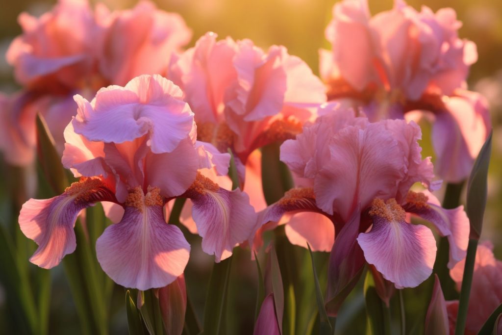 Pink Iris Flower Meaning, Symbolism & Spiritual Significance Foliage