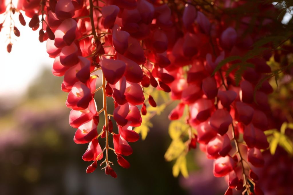 Red Wisteria Flower Meaning, Symbolism & Spiritual Significance