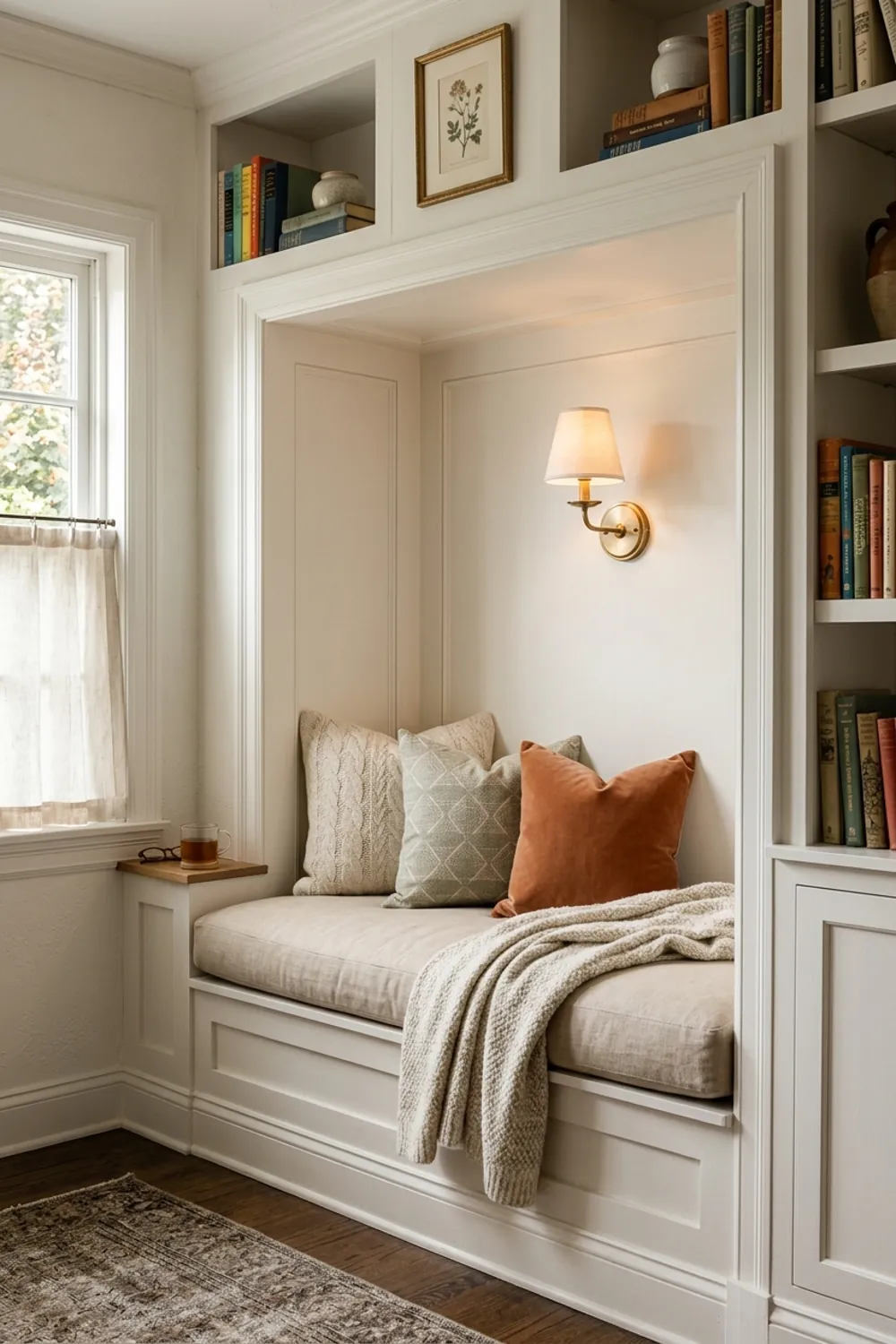 Built In Nook with Soft Lighting