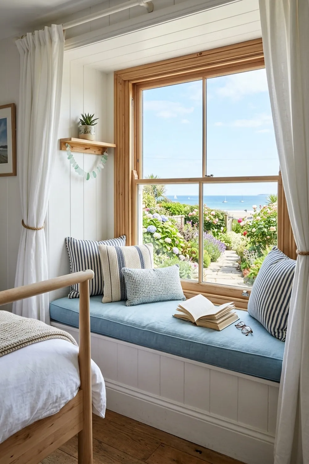 Built In Window Seat Nook