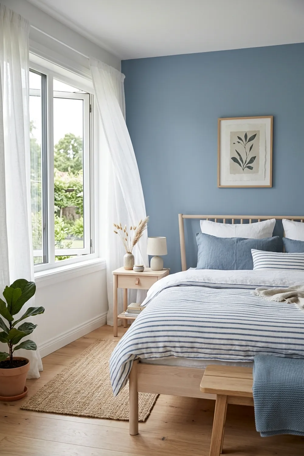 Coastal Blue and Bleached Wood