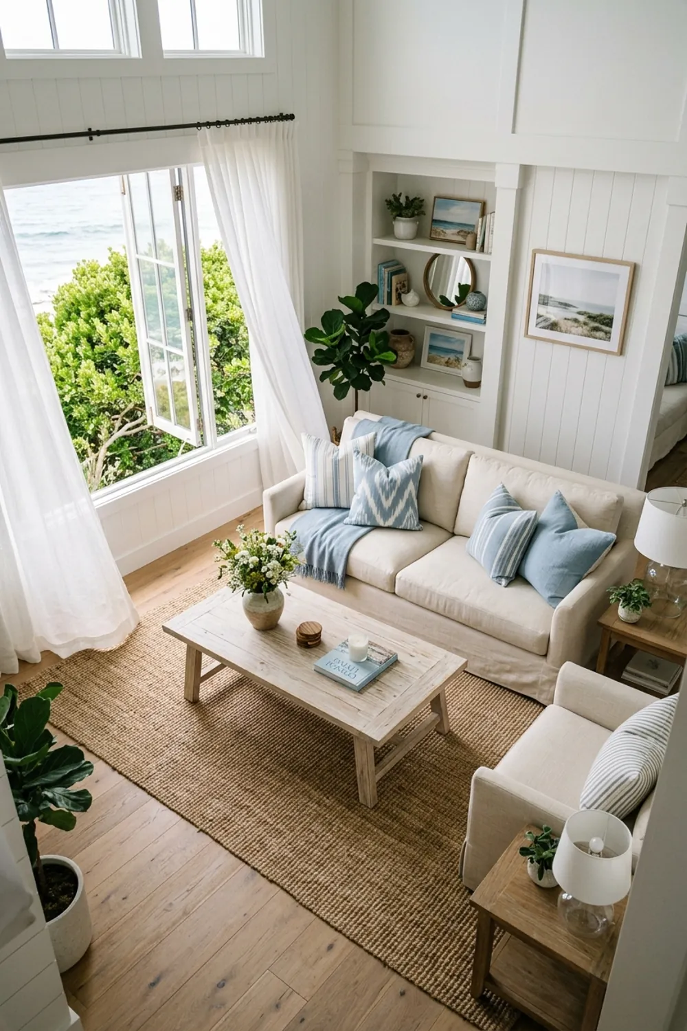 Coastal Breezy Whitewashed Oak