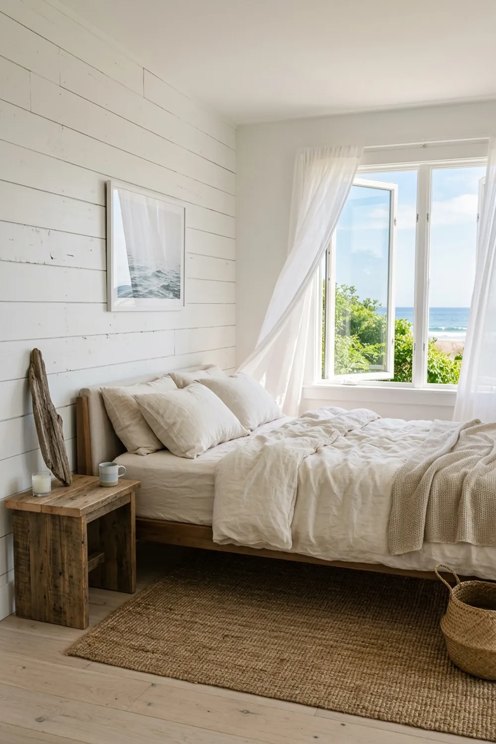 Coastal Serenity Beige Bedroom