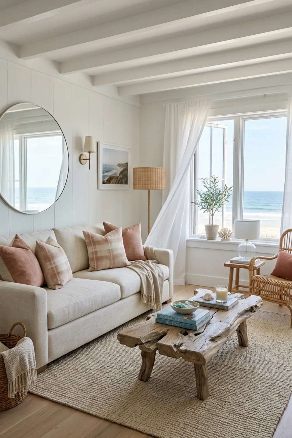 Coastal Vibe with Washed Creams