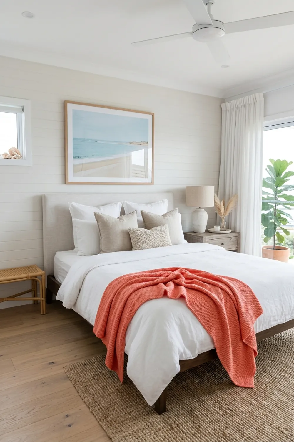 Coral Accents for a Pop
