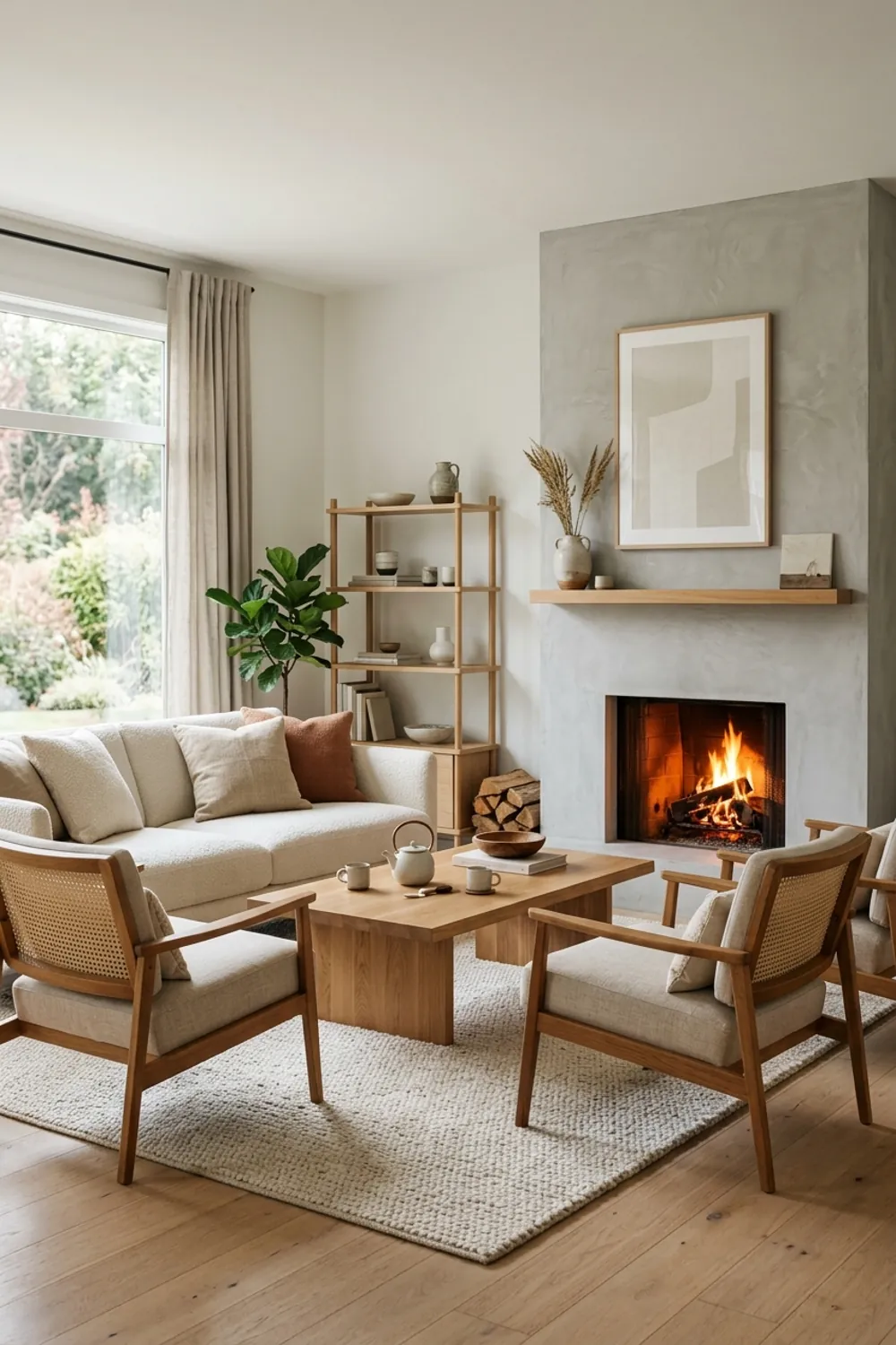 Cozy Fireplace as a Focal Point