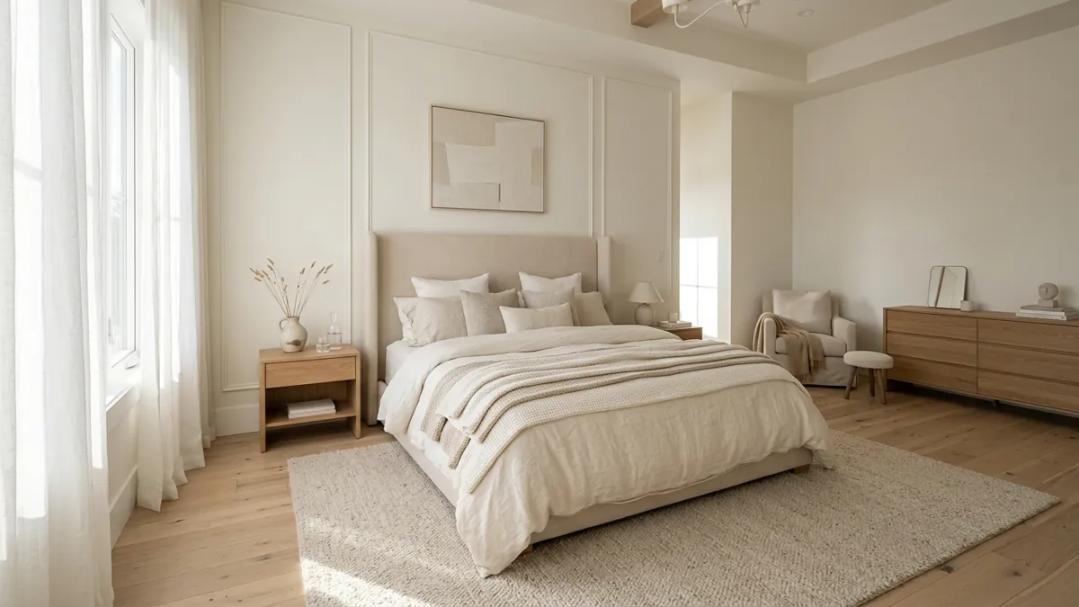 20 Cream and Beige Bedroom Ideas