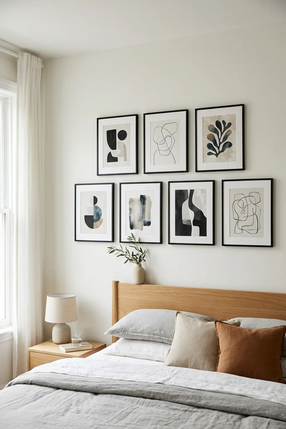 Curated Artistic Gallery Wall