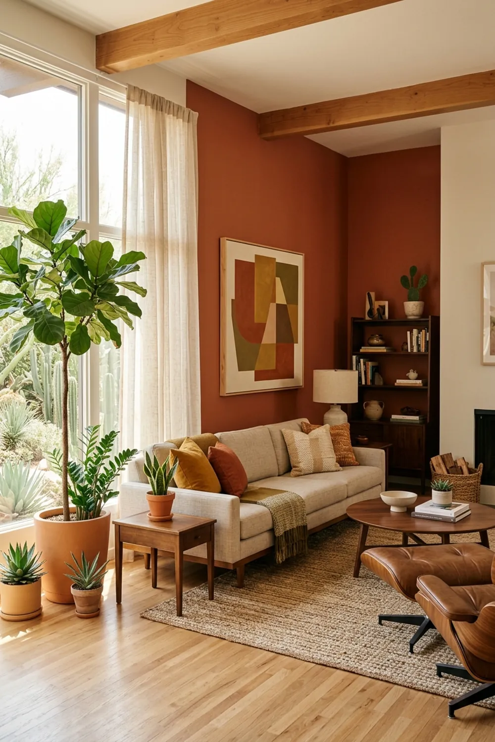 Earthy Terracotta and Ochre Palette