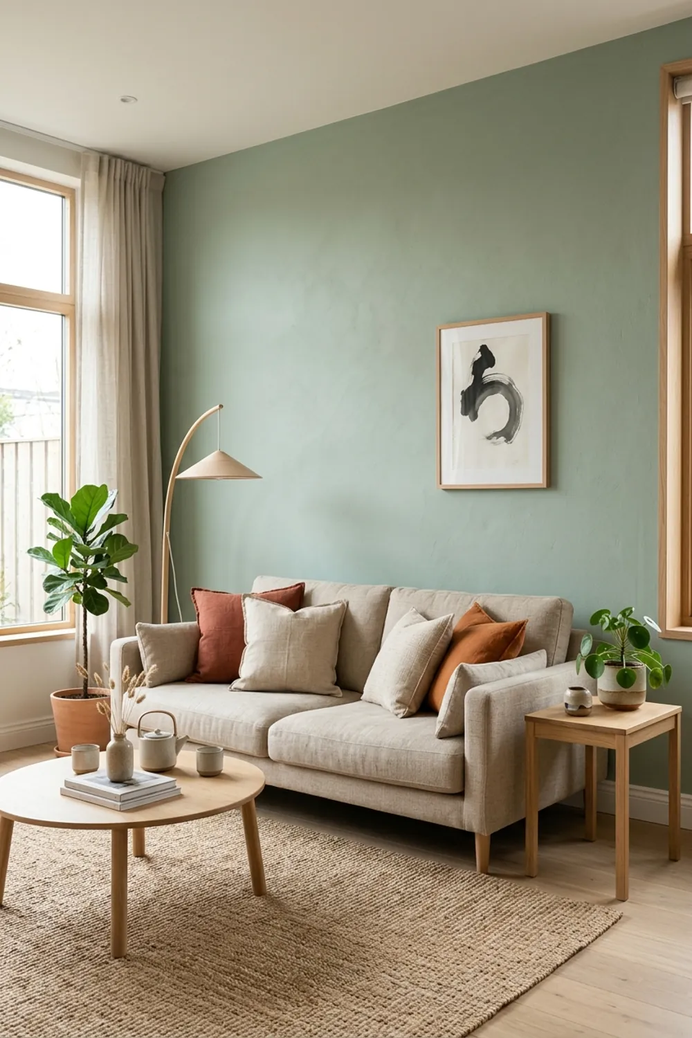 Earthy Tones of Terracotta and Sage