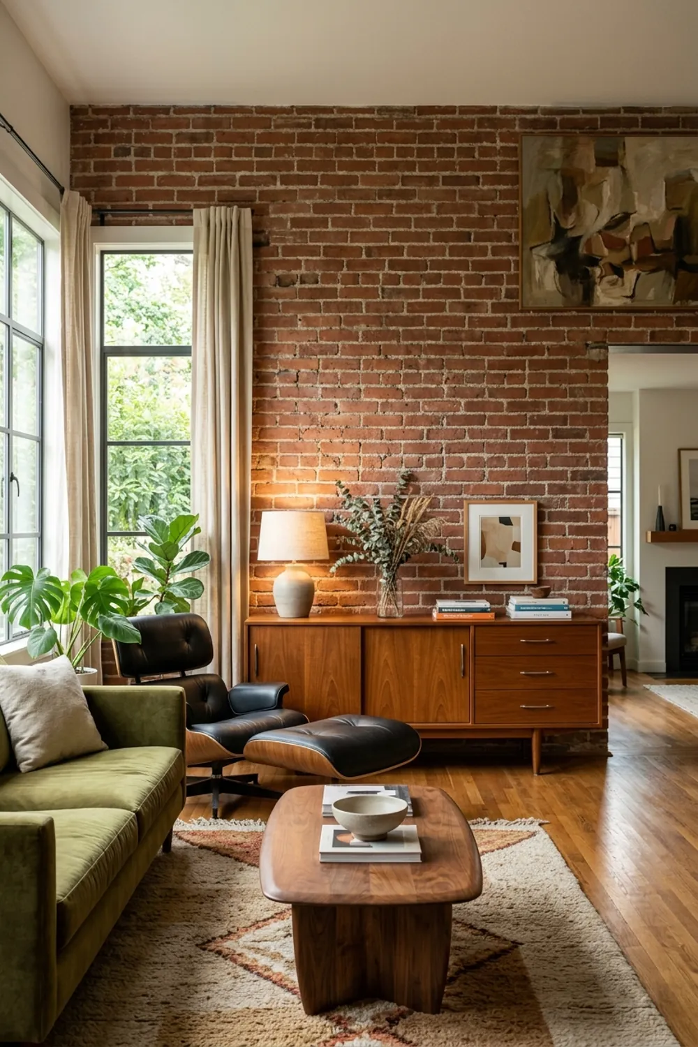 Exposed Brick and Industrial Touches