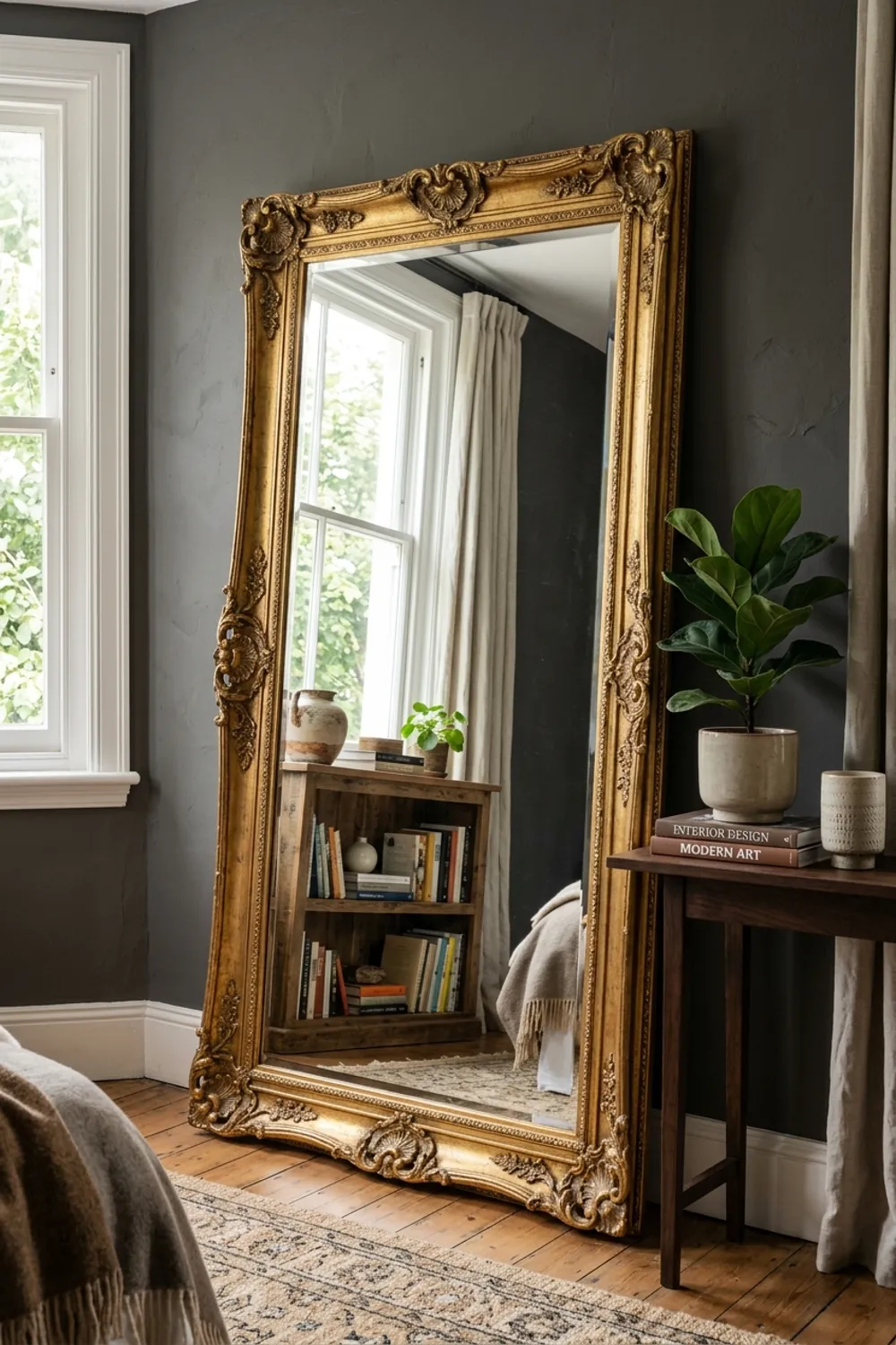 Gilded Ornate Gold Mirror