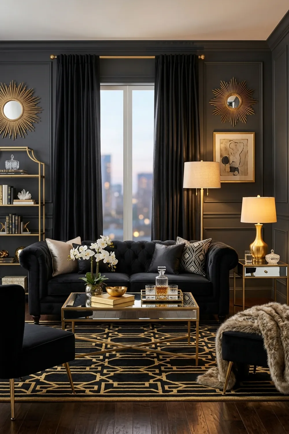 Hollywood Regency Glamour