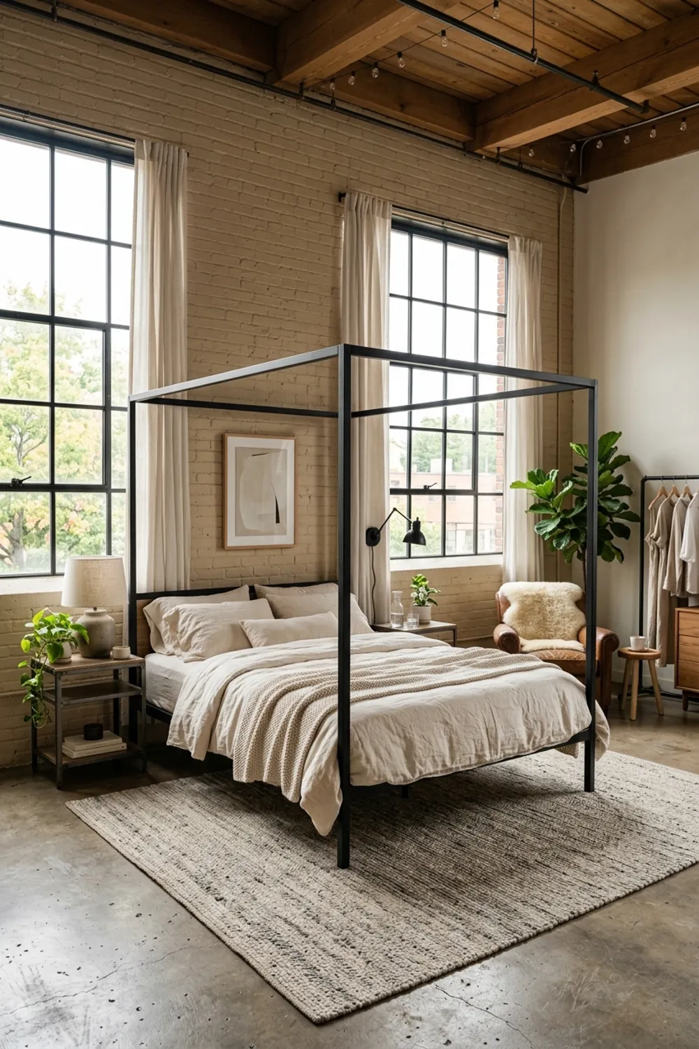 Industrial Loft with Softened Tones