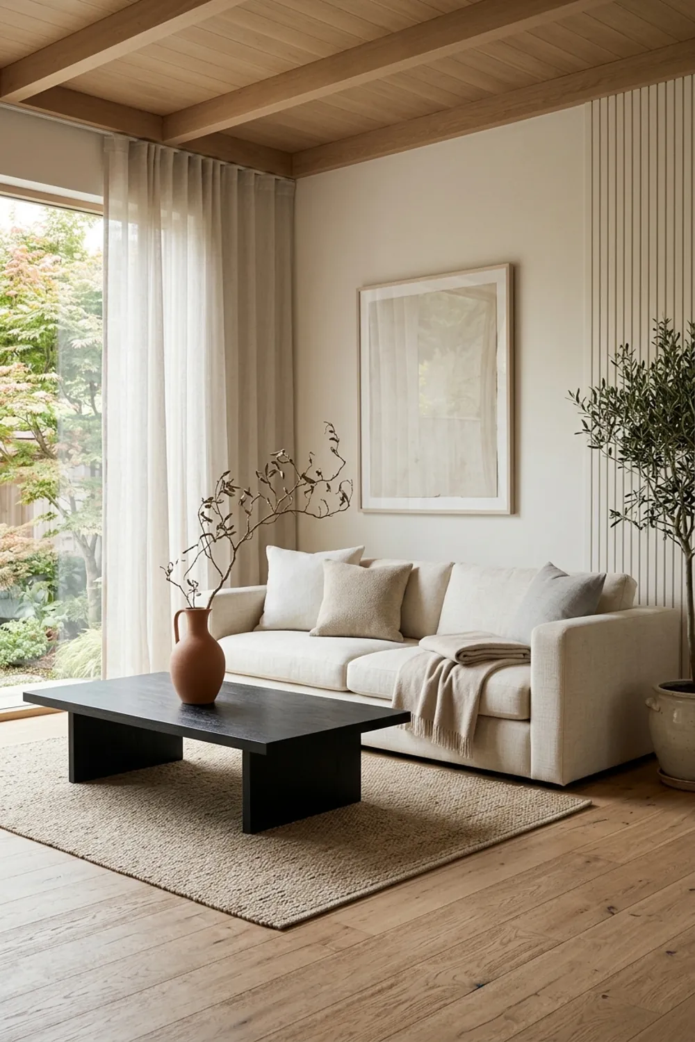 Japandi Style with Cream and Terracotta