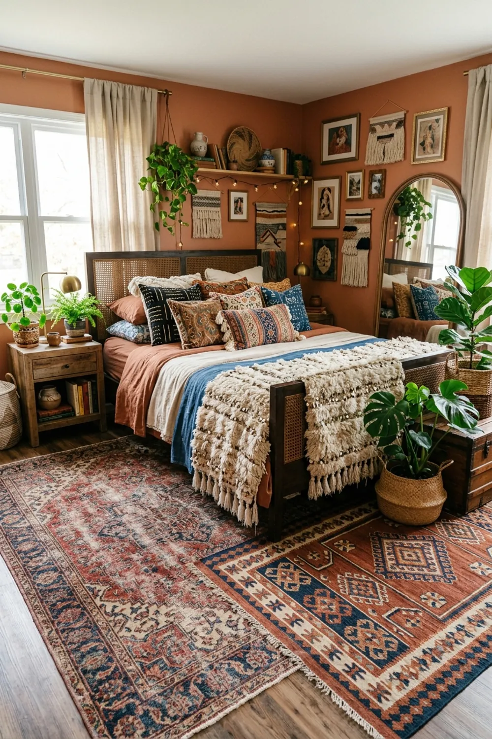 Layered Global Textiles and Rugs