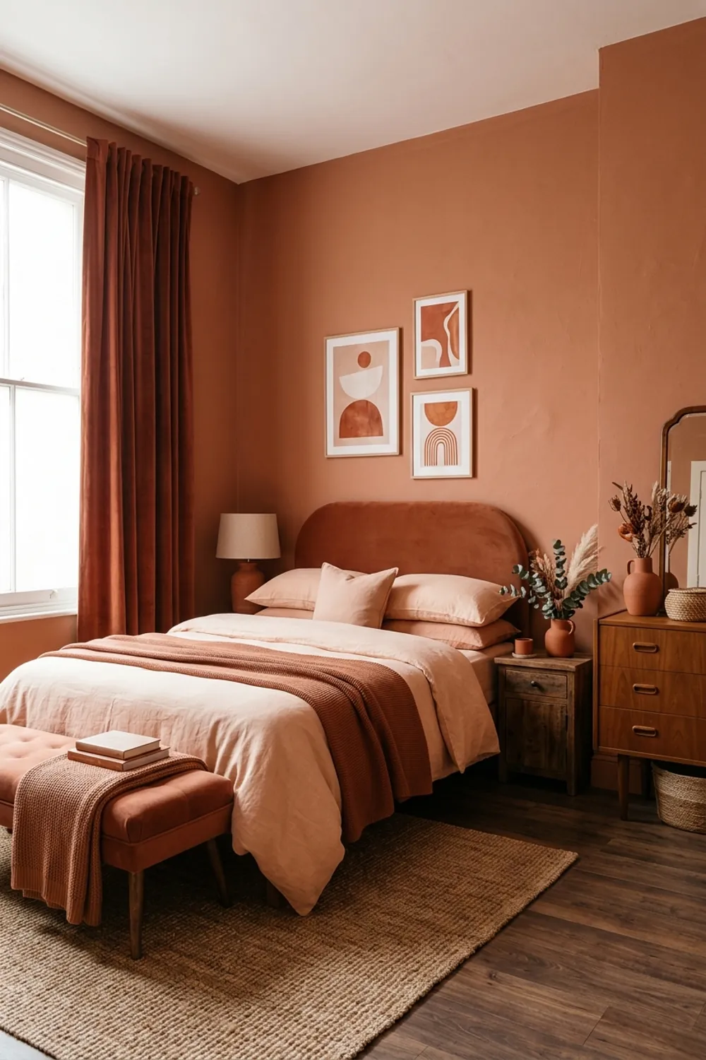 Layered Terracotta Tonal Look