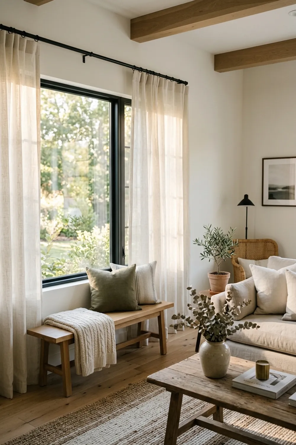 Light and Airy Linen Curtains
