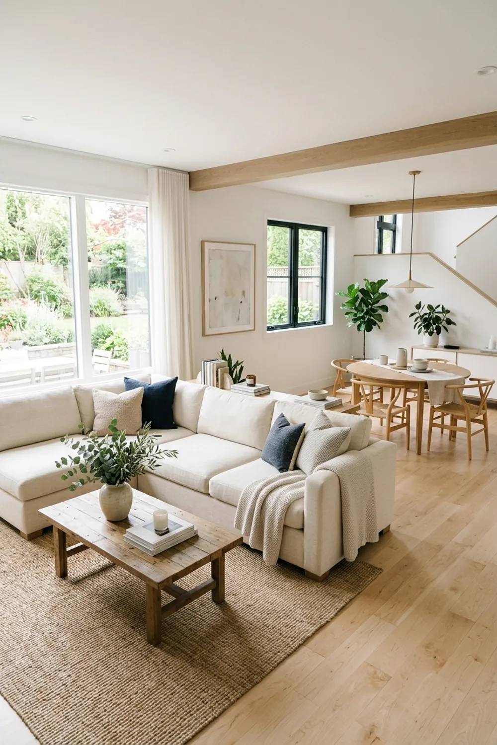 Light and Airy Open Plan Living