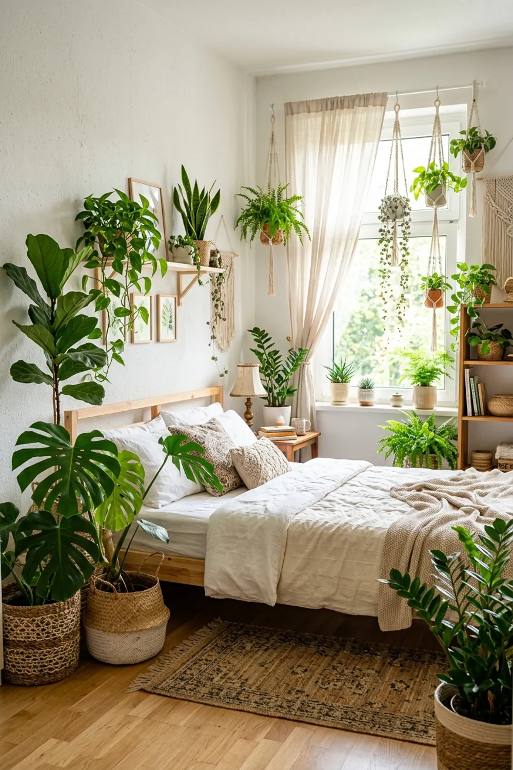 Lush Indoor Jungle Oasis
