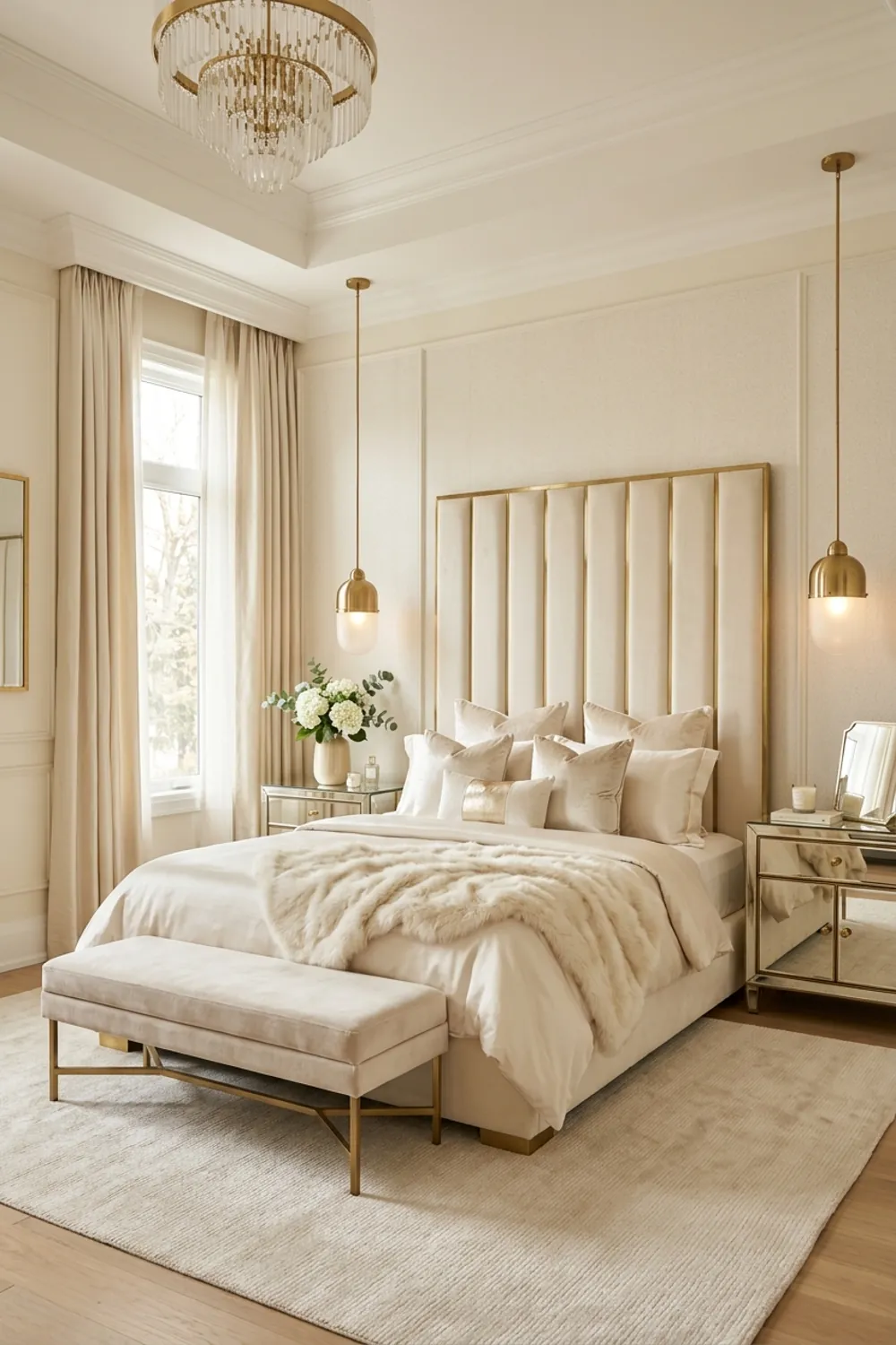 Luxe Glamour with Cream and Gold