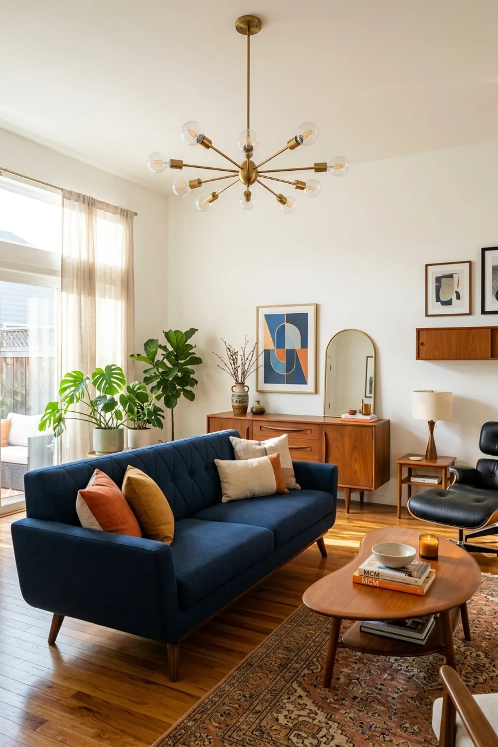 Mid Century Modern with Navy