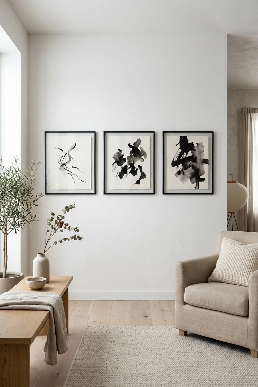 Minimalist Gallery Wall Display