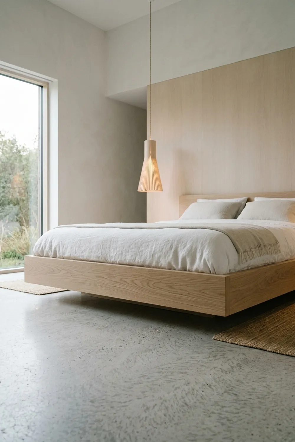 Minimalist Low Platform Bed