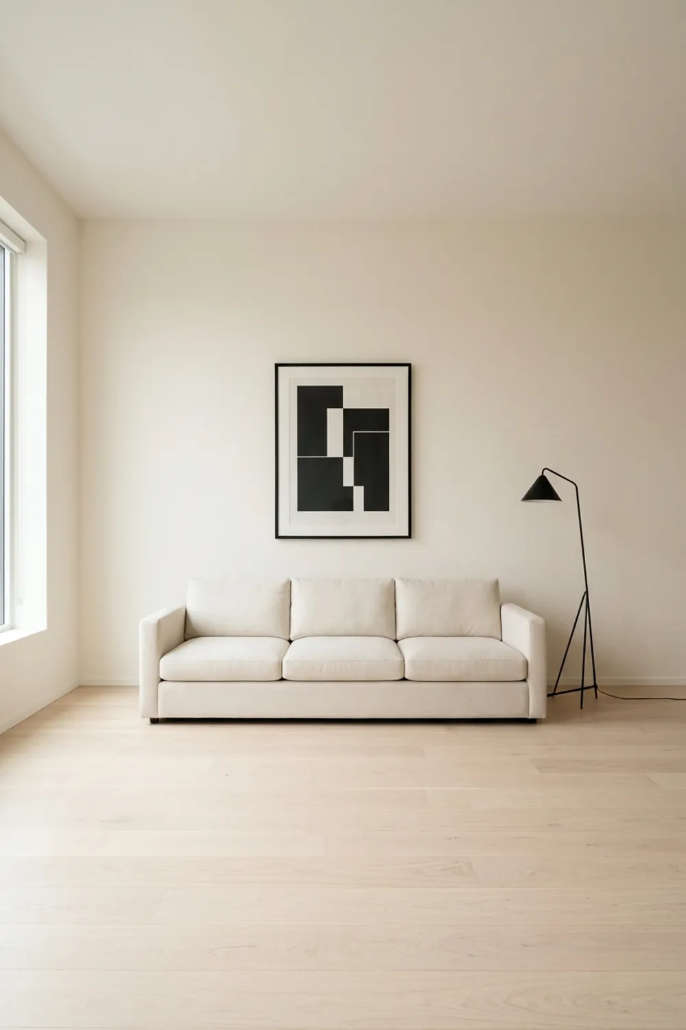 Minimalist with High Contrast Accents