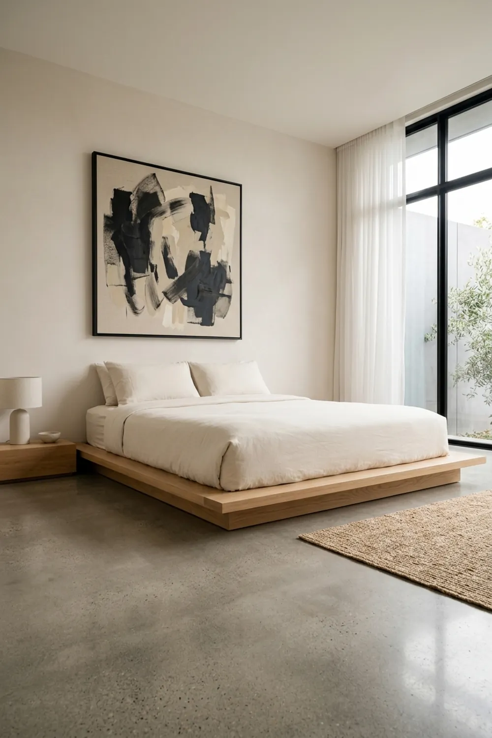 Modern Minimalist Cream Room