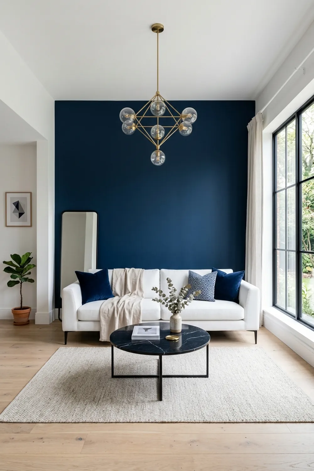 Modern Navy with Gold Accents