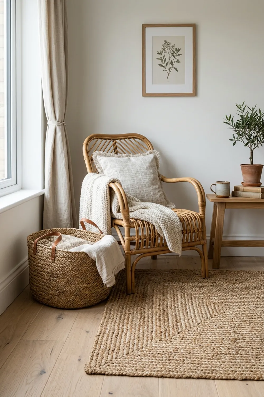 Natural Jute and Rattan Textures