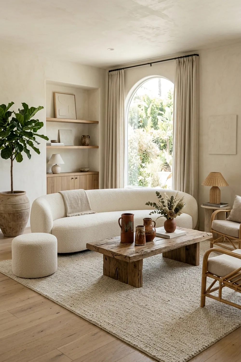 Organic Modern with Cream and Clay