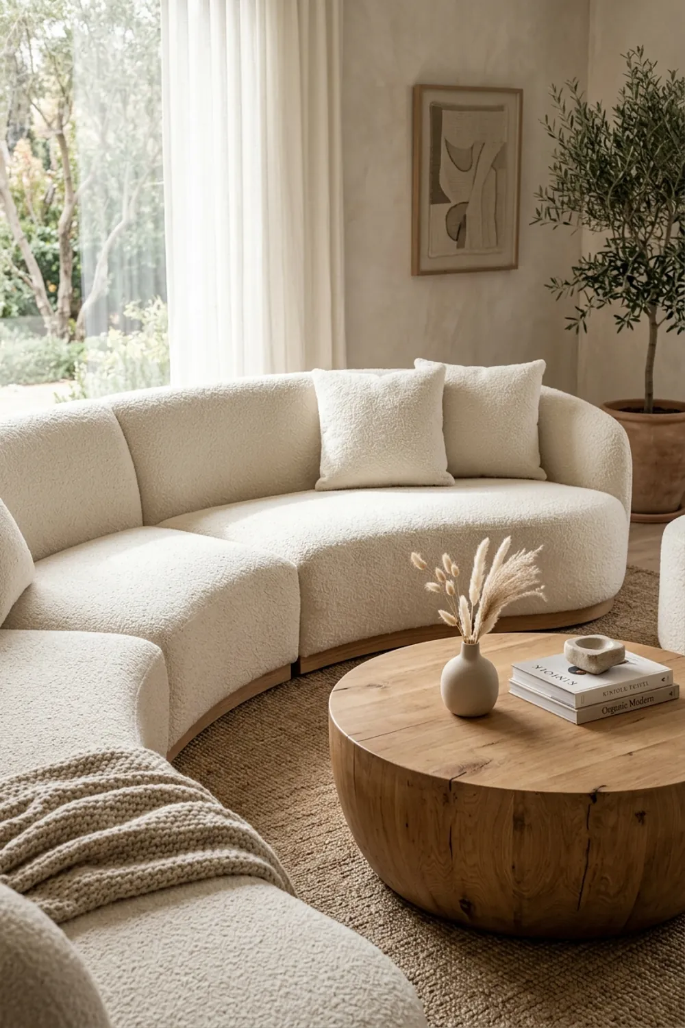 Organic Modern with Curved Furniture